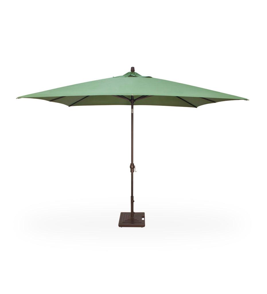 Allred Collaborative - Treasure Garden - 8' x 10' Auto Tilt Rectangle Umbrella - 8' x 10' Auto Tilt Rectangle Umbrella - UM8810RT-02-Anthracite