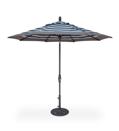 Allred Collaborative - Treasure Garden - 9' Collar Tilt Round Umbrella - 9' Collar Tilt Round Umbrella - UM800-00-Bronze