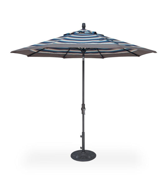 Allred Collaborative - Treasure Garden - 9' Collar Tilt Round Umbrella - 9' Collar Tilt Round Umbrella - UM800-00-Bronze