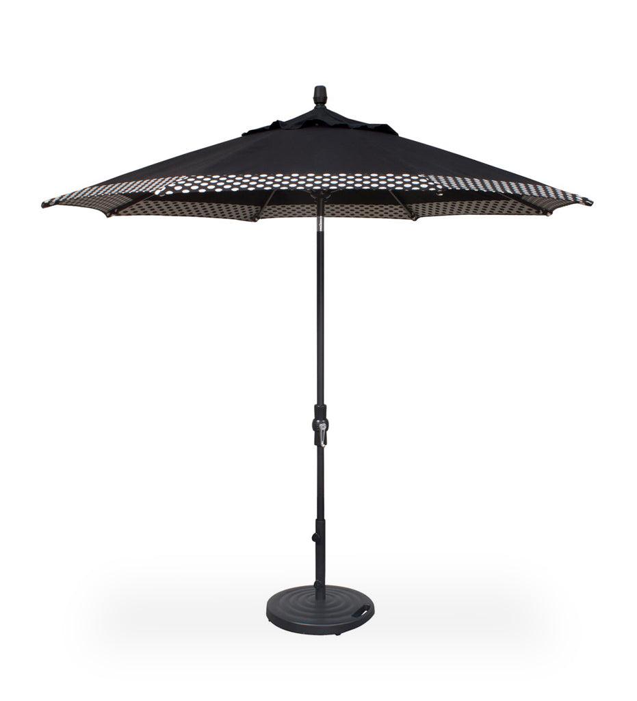 Allred Collaborative - Treasure Garden - 9' Collar Tilt Round Umbrella - 9' Collar Tilt Round Umbrella - UM800-00-Bronze