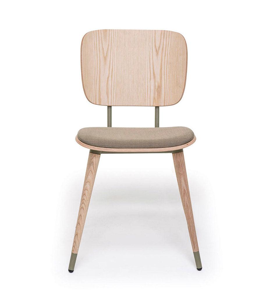 Allred Collaborative - Verges Design - ABC Chair - Wood Legs - Upholstered Seat - ABC Chair - Wood Legs - Upholstered Seat ABC Chair - Wood Legs - Upholstered Seat - Beech 972-01-US-BCH