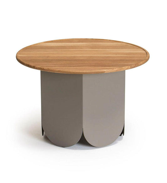 Allred Collaborative - Verges Design - Atay Round Side Table - Solid Wood Top - Atay Round Side Table - Solid Wood Top Atay Round Side Table - Solid Wood Top - Beech 384-SLD-BCH