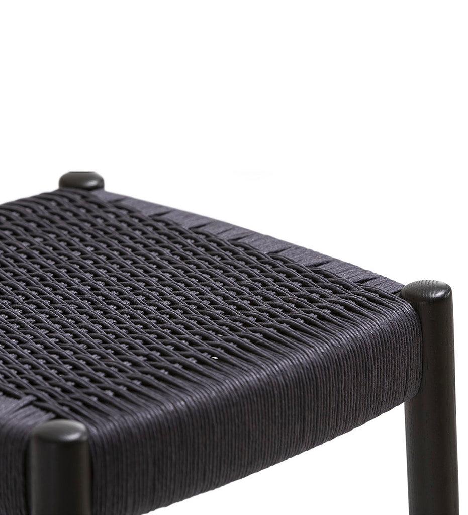 Allred Collaborative - Verges Design - Bogart Backless Bar Stool - Braided Paper Seat - Bogart Backless Bar Stool - Braided Paper Seat Bogart Backless Bar Stool - Braided Paper Seat - Ash 517-01-ASH