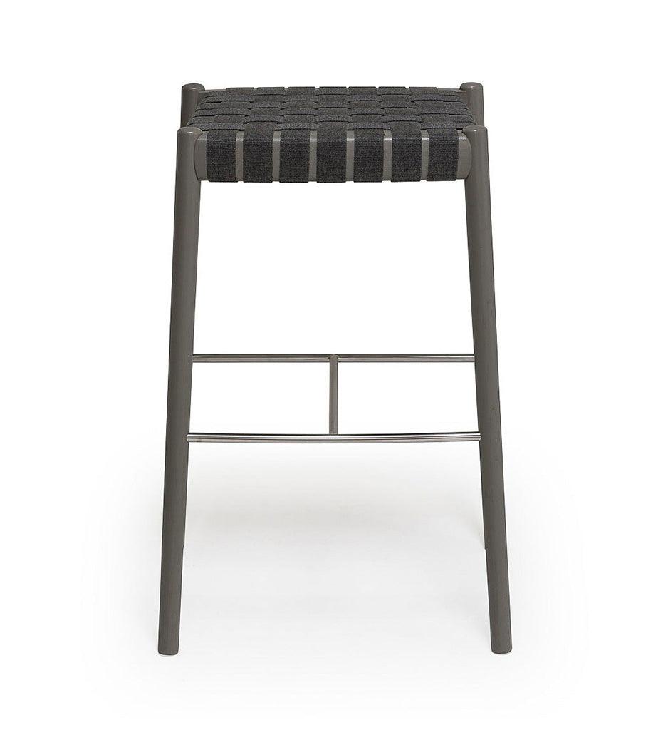 Allred Collaborative - Verges Design - Bogart Backless Bar Stool - Woven Cord Seat - Bogart Backless Bar Stool - Woven Cord Seat Bogart Backless Bar Stool - Woven Cord Seat - Ash 517-03-ASH