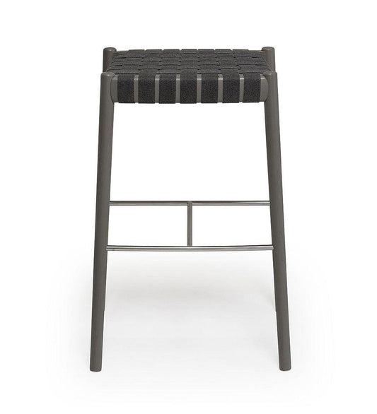 Allred Collaborative - Verges Design - Bogart Backless Bar Stool - Woven Cord Seat - Bogart Backless Bar Stool - Woven Cord Seat Bogart Backless Bar Stool - Woven Cord Seat - Ash 517-03-ASH