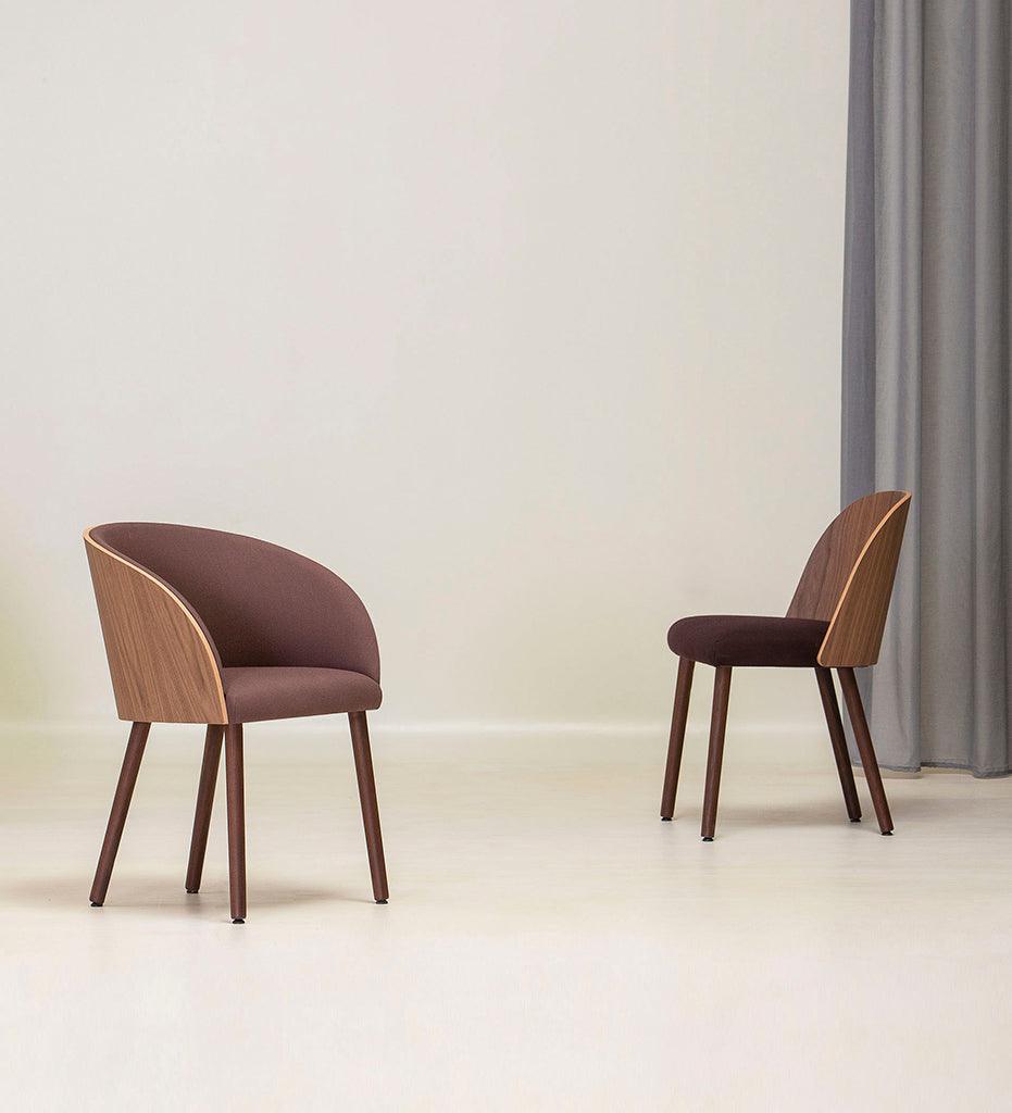 Allred Collaborative - Verges Design - Cistell Original Arm Chair - Wood Legs - Upholstered Inner Back - Cistell Original Arm Chair - Wood Legs - Upholstered Inner Back Cistell Original Arm Chair - Wood Legs - Upholstered Inner Back - Beech 792-04-BCH