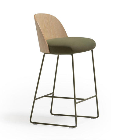 Allred Collaborative - Verges Design - Cistell Slim Counter Stool - Sled Base - Cistell Slim Counter Stool - Sled Base Cistell Slim Counter Stool - Sled Base - Beech 797-02-BCH