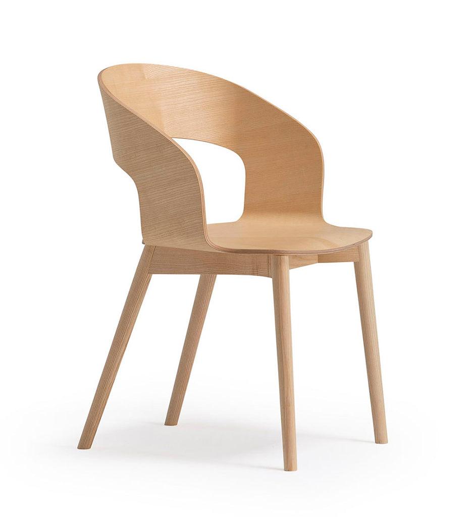 Allred Collaborative - Verges Design - Goose Model B Chair - Wooden Legs - Goose Model B Chair - Wooden Legs Goose Model B Chair - Wooden Legs - Default Title 873-01-B