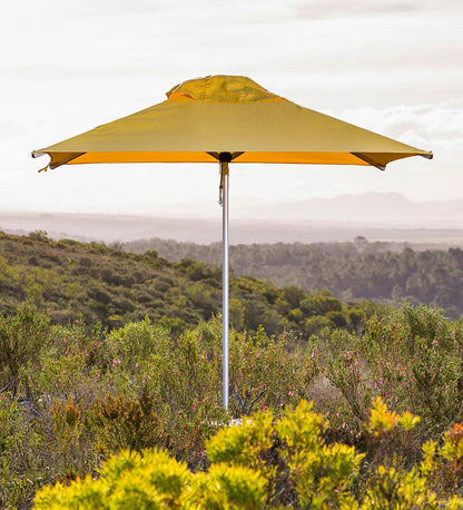 Allred Collaborative - Woodline Shade Solutions - 8' Mistral Square Center Post Umbrella - - 8' Mistral Square Center Post Umbrella - - MI25SA/SD-5404