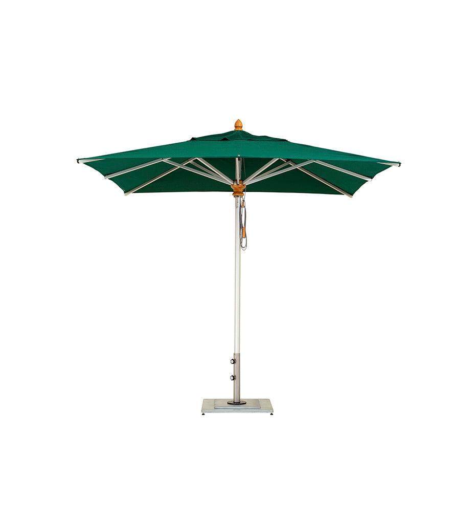 Allred Collaborative - Woodline Shade Solutions - 9' Bravura Square Center Post Umbrella - - 9' Bravura Square Center Post Umbrella - - BR285SAE/SD-5404