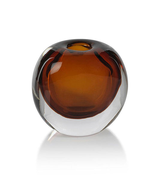 Allred Collaborative - Zodax - Amber Blown Glass Vase - Amber Blown Glass Vase - CH-6746