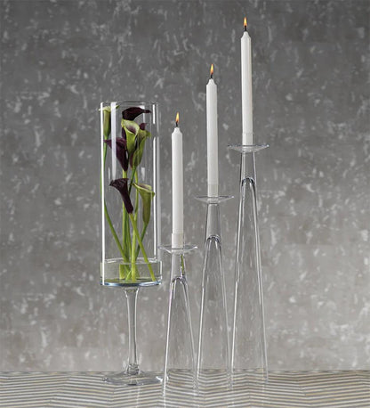 Allred Collaborative - Zodax - Amin Glass Candle Holder - Amin Glass Candle Holder - POL-882