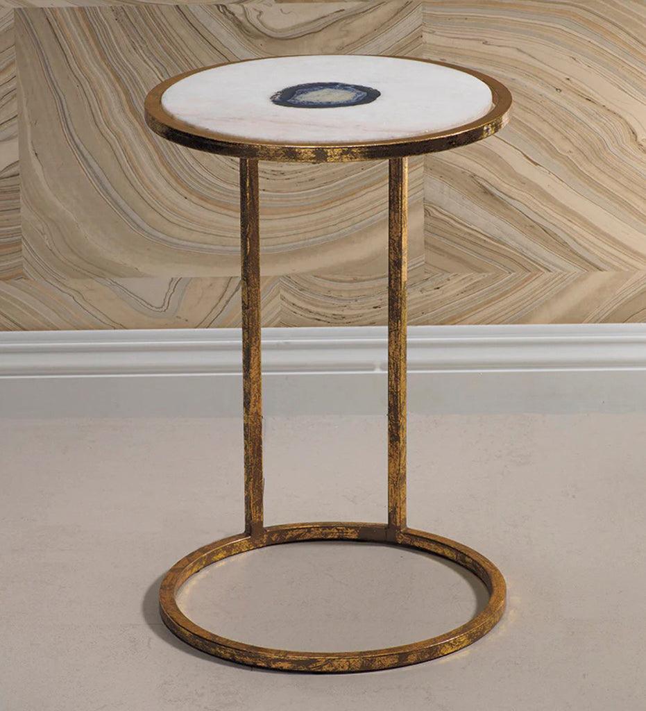 Allred Collaborative - Zodax - Aquarius Agate and Marble Inlay Table - Aquarius Agate and Marble Inlay Table Aquarius Agate and Marble Inlay Table - Default Title IN-5795