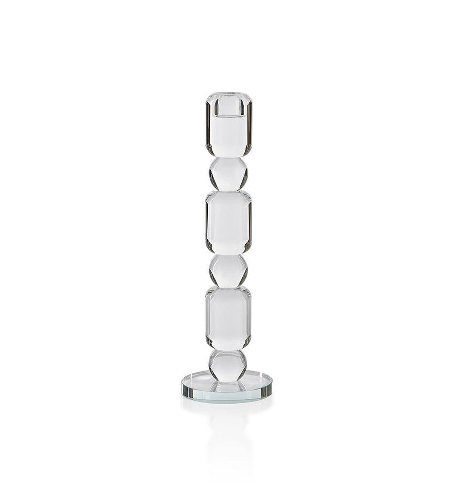 Allred Collaborative - Zodax - Louisa Crystal Glass Taper Holder - Louisa Crystal Glass Taper Holder - CH-6779