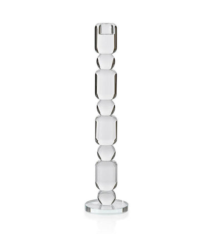 Allred Collaborative - Zodax - Louisa Crystal Glass Taper Holder - Louisa Crystal Glass Taper Holder - CH-6780