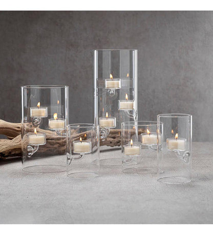 Allred Collaborative - Zodax - Suspended Glass Tealight Holder / Hurricane - Suspended Glass Tealight Holder / Hurricane - CH-5666