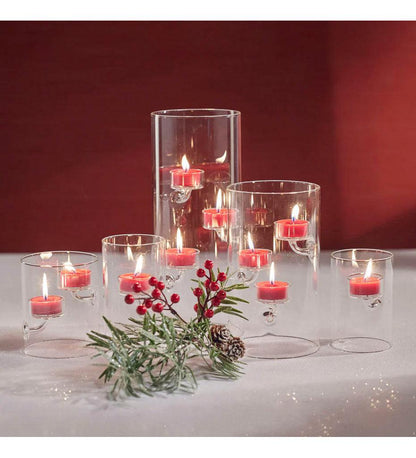 Allred Collaborative - Zodax - Suspended Glass Tealight Holder / Hurricane - Suspended Glass Tealight Holder / Hurricane - CH-5666