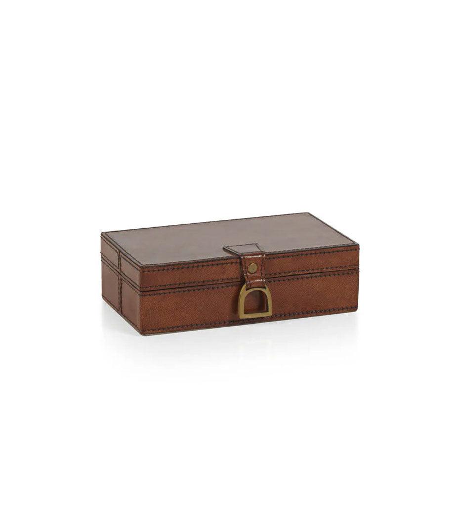 Allred Collaborative - Zodax - The Connaught Leather Box - The Connaught Leather Box - IN-7549