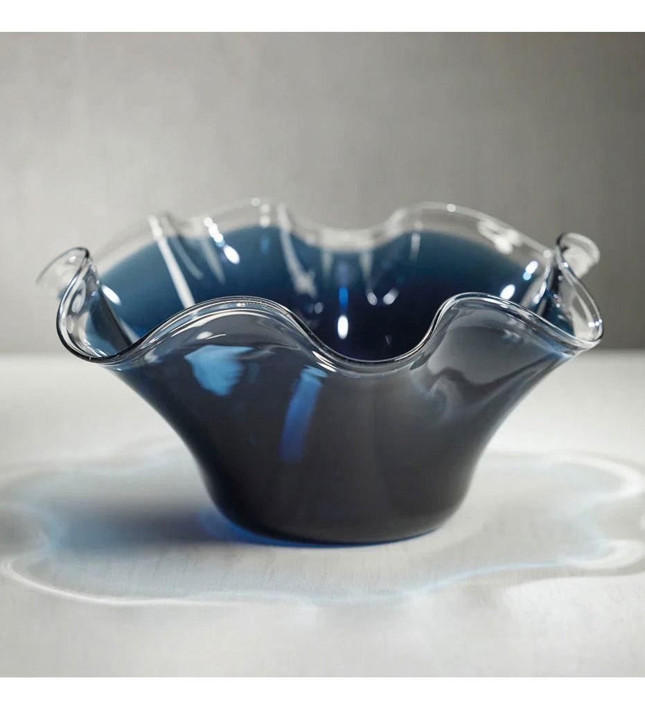 Allred Collaborative - Zodax - Tropezana Tall Wave Glass Bowl - Tropezana Tall Wave Glass Bowl - POL-1207