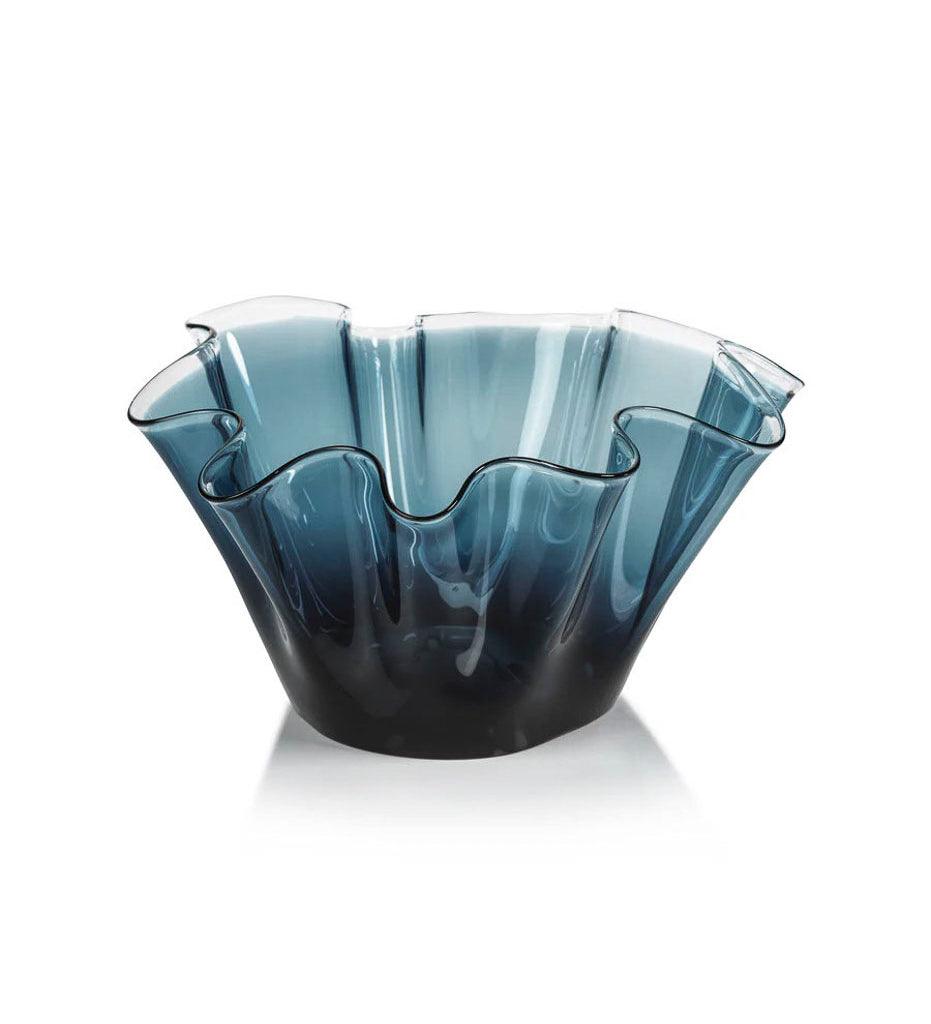 Allred Collaborative - Zodax - Tropezana Tall Wave Glass Bowl - Tropezana Tall Wave Glass Bowl - POL-1207