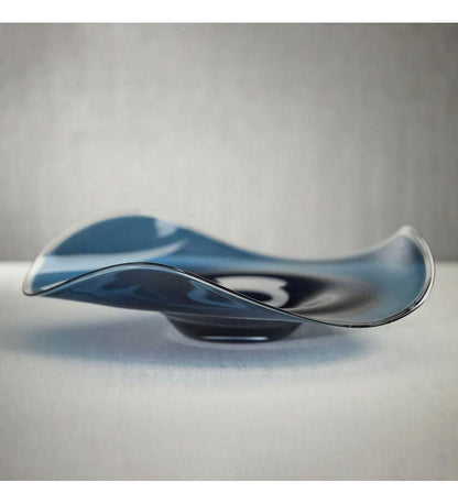 Allred Collaborative - Zodax - Tropezana Wave Glass Bowl - Tropezana Wave Glass Bowl - POL-1170