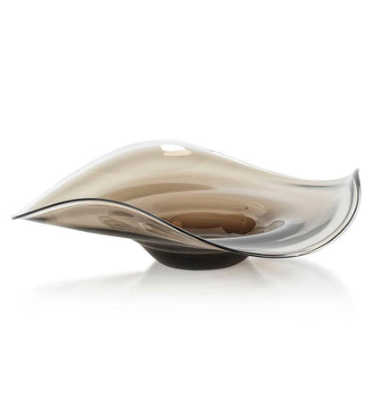 Allred Collaborative - Zodax - Tropezana Wave Glass Bowl - Tropezana Wave Glass Bowl - POl-1173