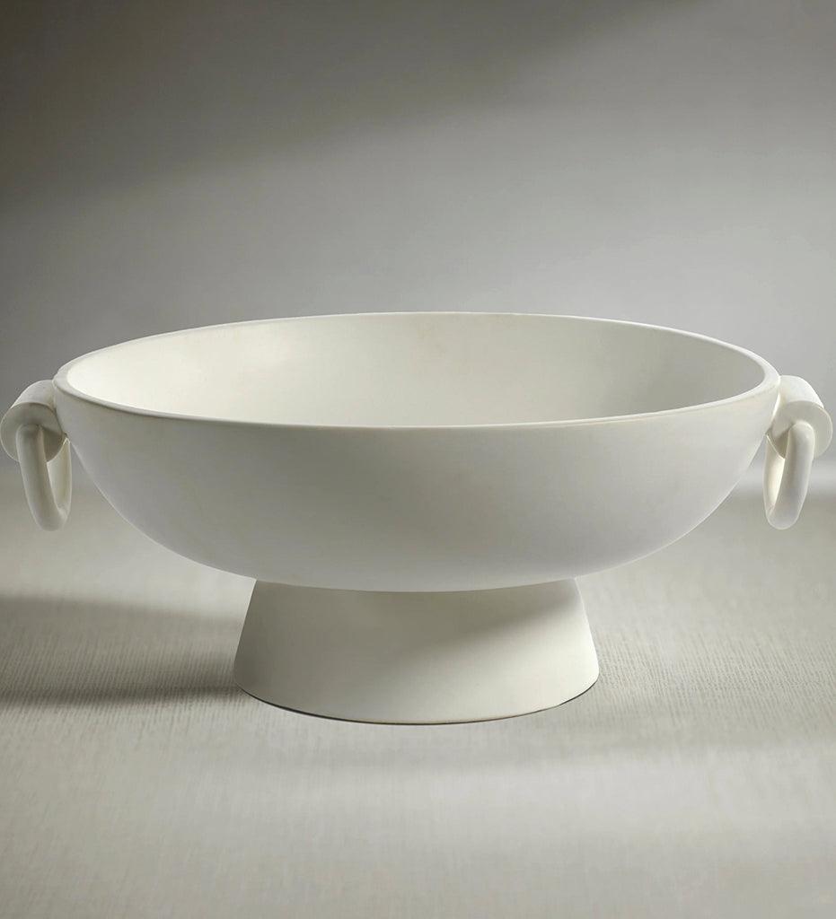 Allred Collaborative - Zodax - Vienna Matt White Ceramic Bowl - Vienna Matt White Ceramic Bowl - CH-6791