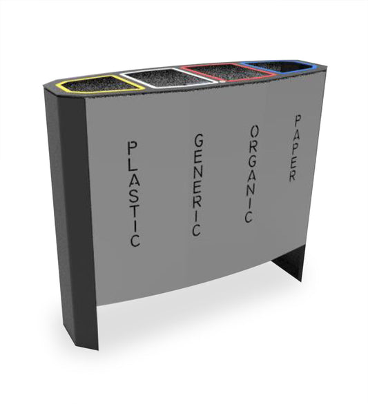 CitySi Plane Litter Bin