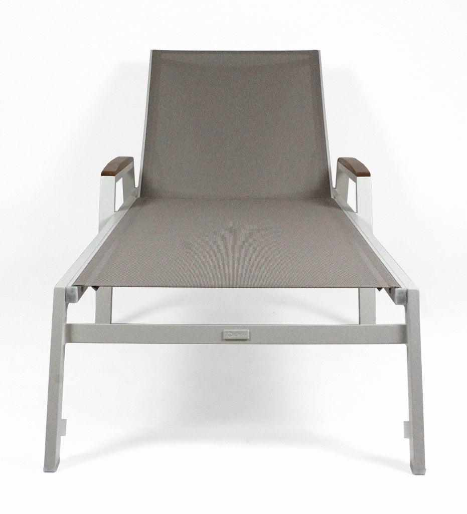 Allred Collaborative - 10DEKA - Amelia Sunlounger with Internal Wheels - - Amelia Sunlounger with Internal Wheels - - 300150100-TRQ