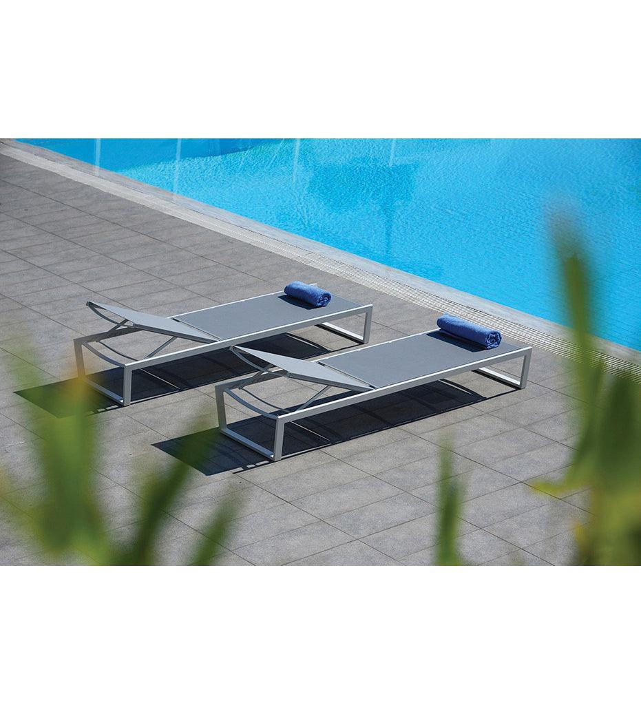 Allred Collaborative - 10DEKA - Costa Sunlounger - - Costa Sunlounger - - 300150201-WHT