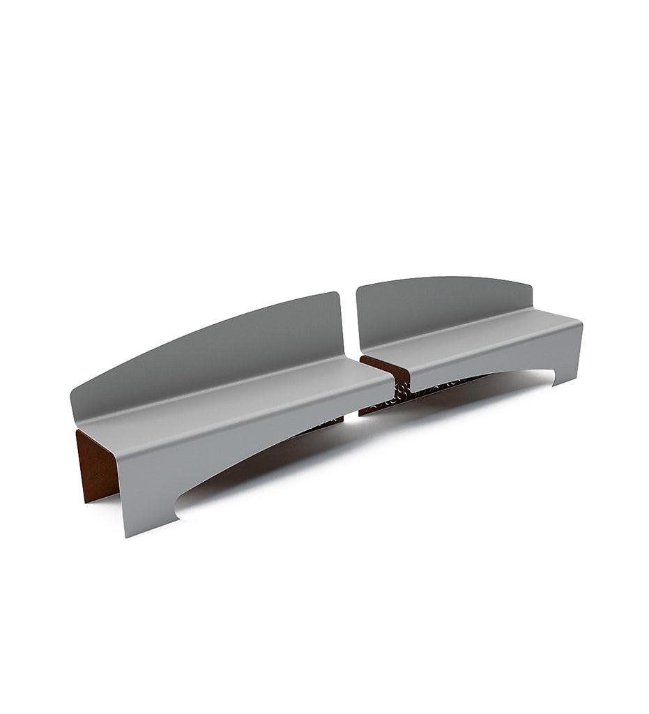 Allred Collaborative - CitySi - Eclisse Bench - Left - - Eclisse Bench - Left - Eclisse Bench - Left - - Pure White 9010 ECL02-9010