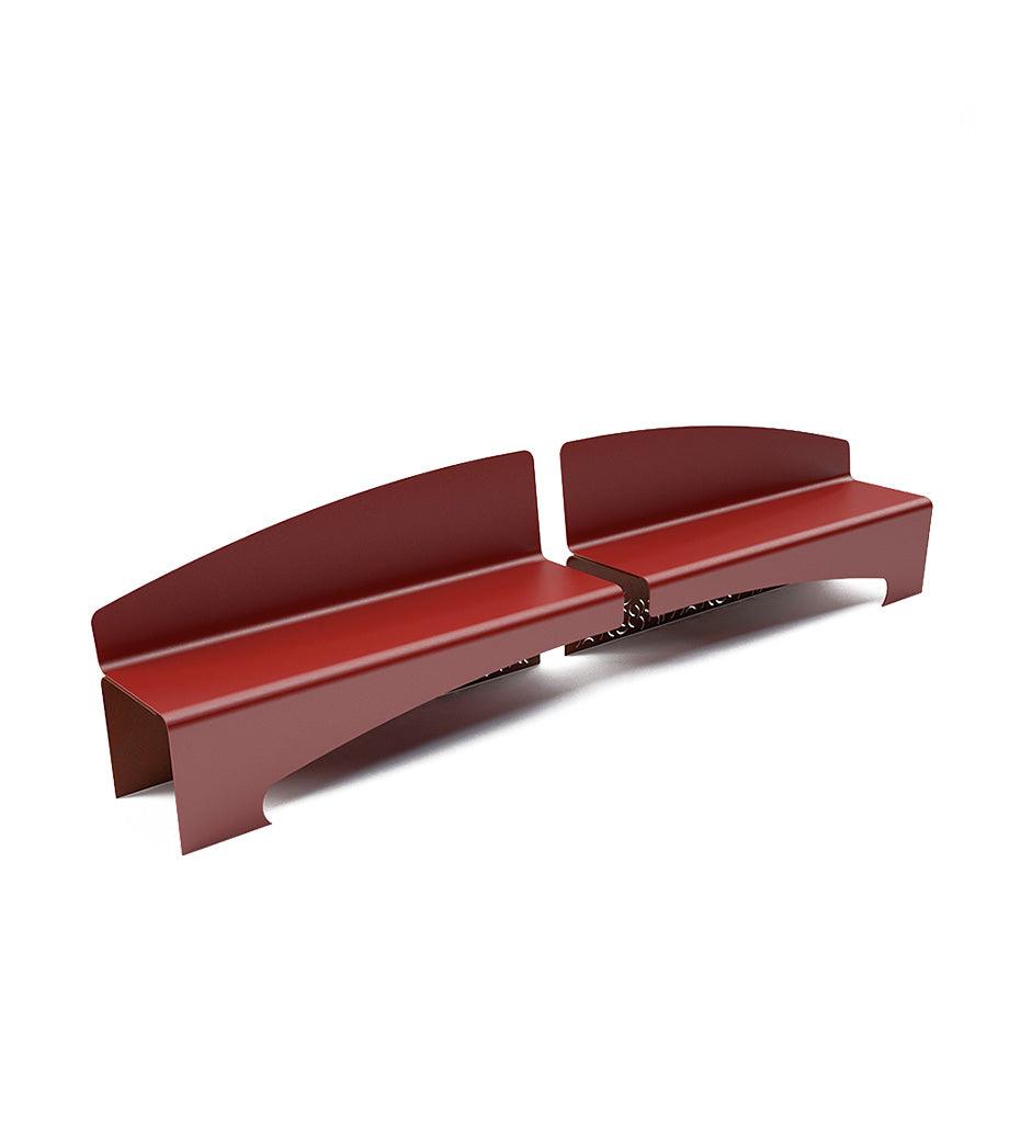 Allred Collaborative - CitySi - Eclisse Bench - Left - - Eclisse Bench - Left - Eclisse Bench - Left - - Pure White 9010 ECL02-9010