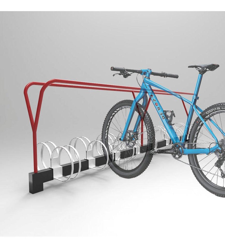 Allred Collaborative - CitySi - Metropolitan Bike Rack - - Metropolitan Bike Rack - Metropolitan Bike Rack - - Pure White 9010 MTR-9010